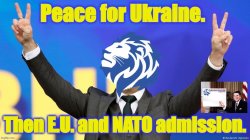 Conservative Party peace for Ukraine Meme Template