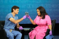Dr Oz and Oprah celebrating Meme Template