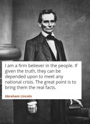 Abraham Lincoln quote fake news Meme Template