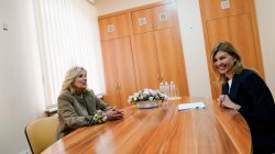 Jill Biden meets Ukraine first lady, Olena Zelenska Meme Template