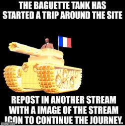 The Baguette Tank Meme Template