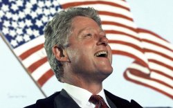 Bill Clinton American flag Meme Template