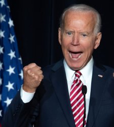 Biden kicks his own ass Meme Template