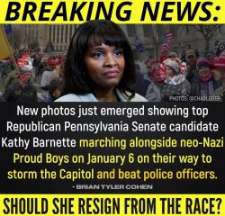 Kathy Barnette Senate race Meme Template