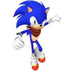 Boom Sonic (transparent) Meme Template