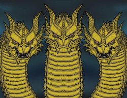 Three-headed serious dragon Meme Template