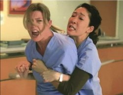 Meredith Grey Yelling Meme Template