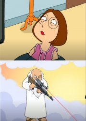 god kills meg Meme Template