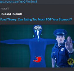 PALOOSE MAN IN FOOD THEORY Meme Template