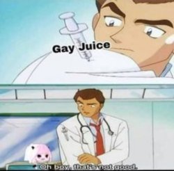 gay juice Meme Template
