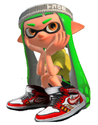 Inkling with the drip Meme Template