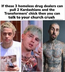 3 homeless drug dealers Meme Template