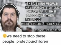 Jewish pedophile Meme Template