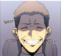 The nervous Almight Smile Meme Template