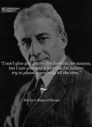 Herbert Bayard Swope quote Meme Template