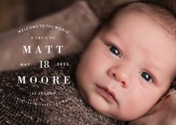 Matt's birth announcement Meme Template