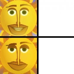 sun becomin uncanny Meme Template