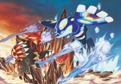 Kyogre and Groudon fight Meme Template