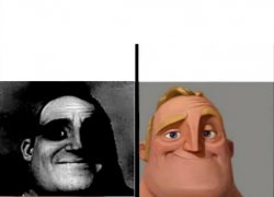 A Mr.Incredible meme template : r/MysteriousGirlfriendX