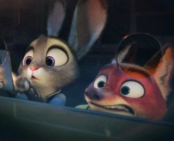 Judy Hopps and Nick Wilde shocked Meme Template