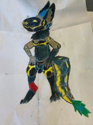 Protogen Template Colored Meme Template