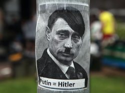 'Putin is Hitler' (Godwin's law) Meme Template