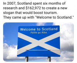 Welcome to Scotland Meme Template