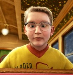 annoying polar express kid commenting Meme Template