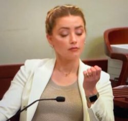 Amber Heard Unbothered Meme Template