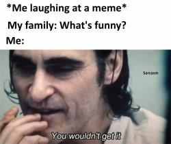 You wouldn't get it Meme Template