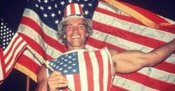 Arnold Schwarzenegger on the day he received his American citize Meme Template