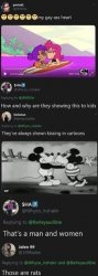 Gay kissing vs. Disney Meme Template