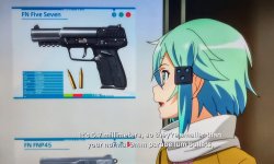 Anime Girls Will Kill You (With The FN57) Meme Template