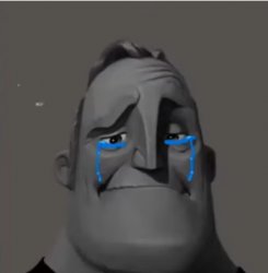 crying mr incredible Meme Template