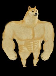 Strong Doge Meme Template