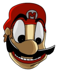 Mario Head Meme Template