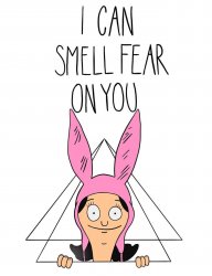 louise belcher smells fear Meme Template