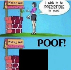 I wish to be irresistible to men Meme Template