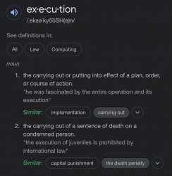 Execution definition Meme Template