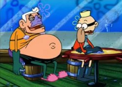 Mermaid Man & Barnacle Boy (Krusty Krab scene) Meme Template