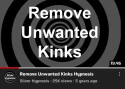 Remove unwanted kinks Meme Template