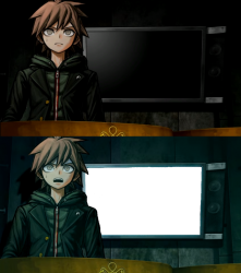 makoto naegi screen danganronpa Meme Template