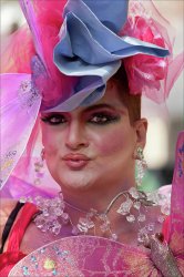 Flaming Gay Parade Transgender Crossdressing Transsexual Meme Template