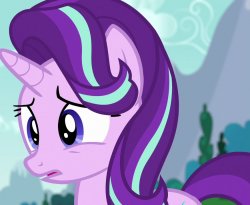 starlight glimmer's confused face (MLP) Meme Template