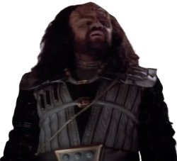 Nu'Daq Klingon Star Trek Transparent Background Meme Template