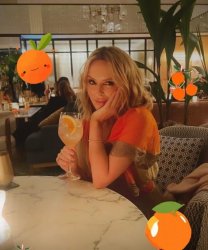 Kylie with orange drink Meme Template