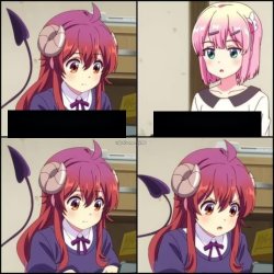 npc meme anime edition Meme Template