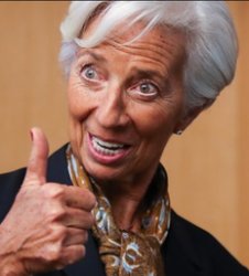 Cristine Lagarde Meme Template