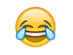 closed eyes laughing emoji Meme Template