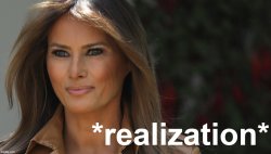 Melania Trump realization Meme Template